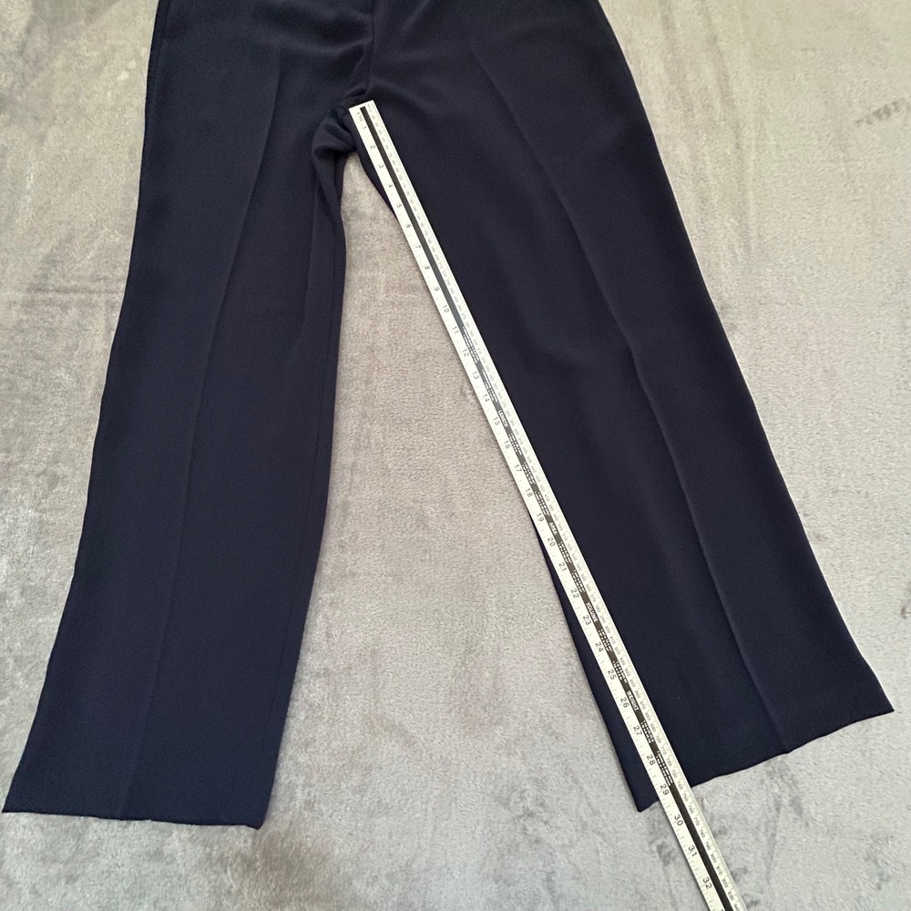 Pendleton Catalina Pants Women 10P Petite Navy Wide Leg Trousers NWT $128 - Picture 10 of 13